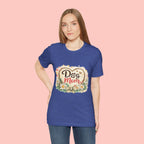 Dog Mom T-Shirt – Floral Heart Paw Design