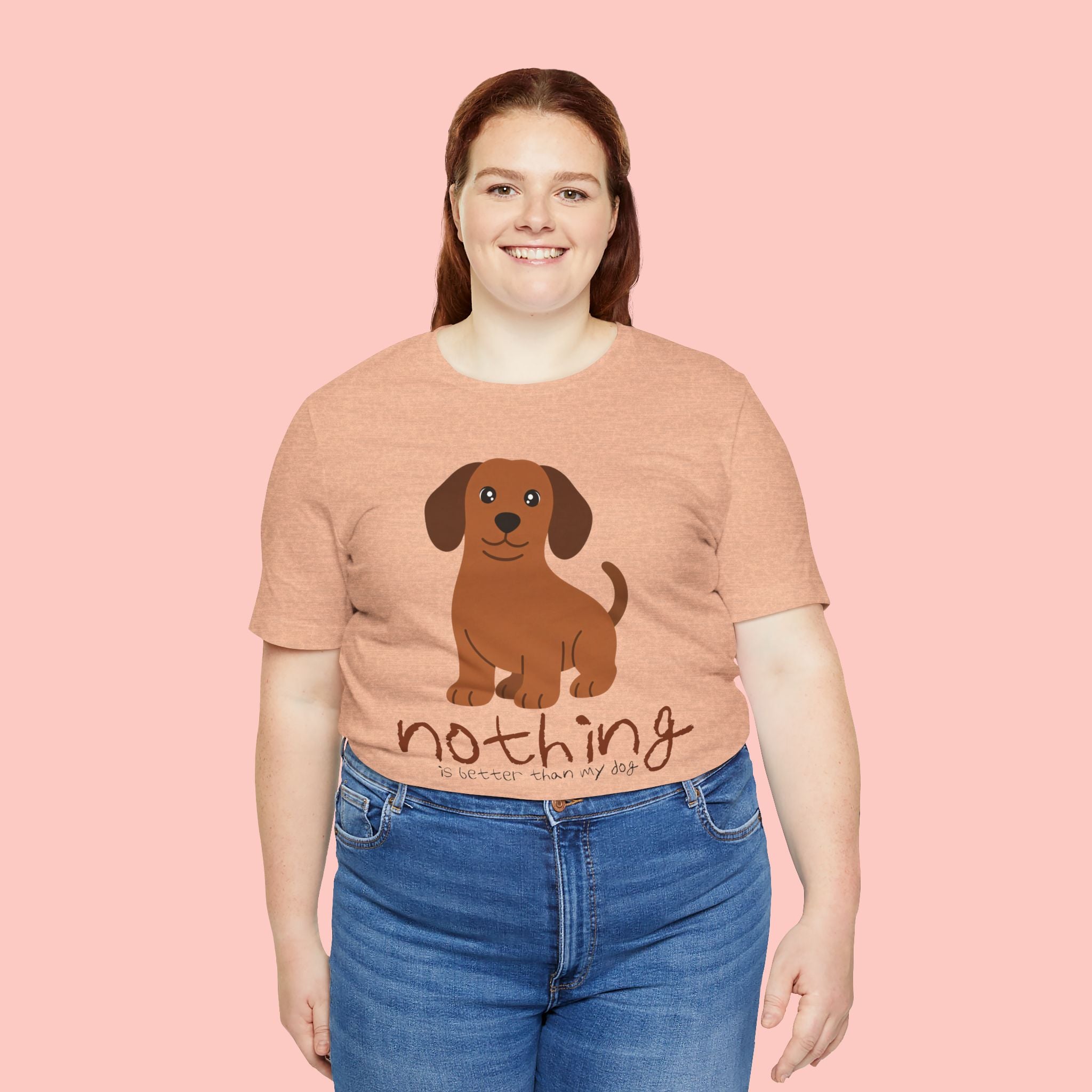 Dachshund Puppy Tee — "Nothing Better Than My Dog" Cute Dog Lover T-Shirt