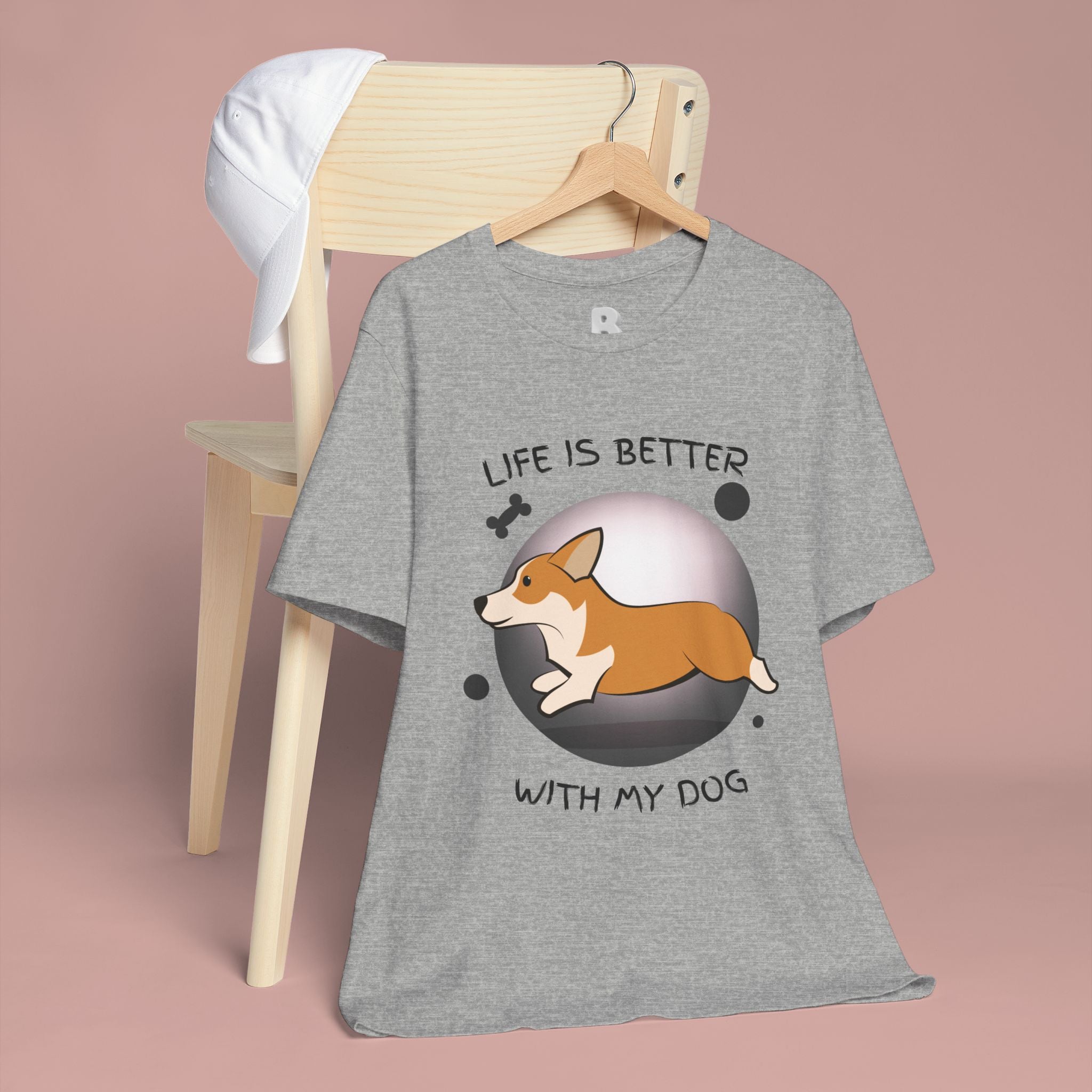 Life Is Better With My Dog Corgi T-Shirt