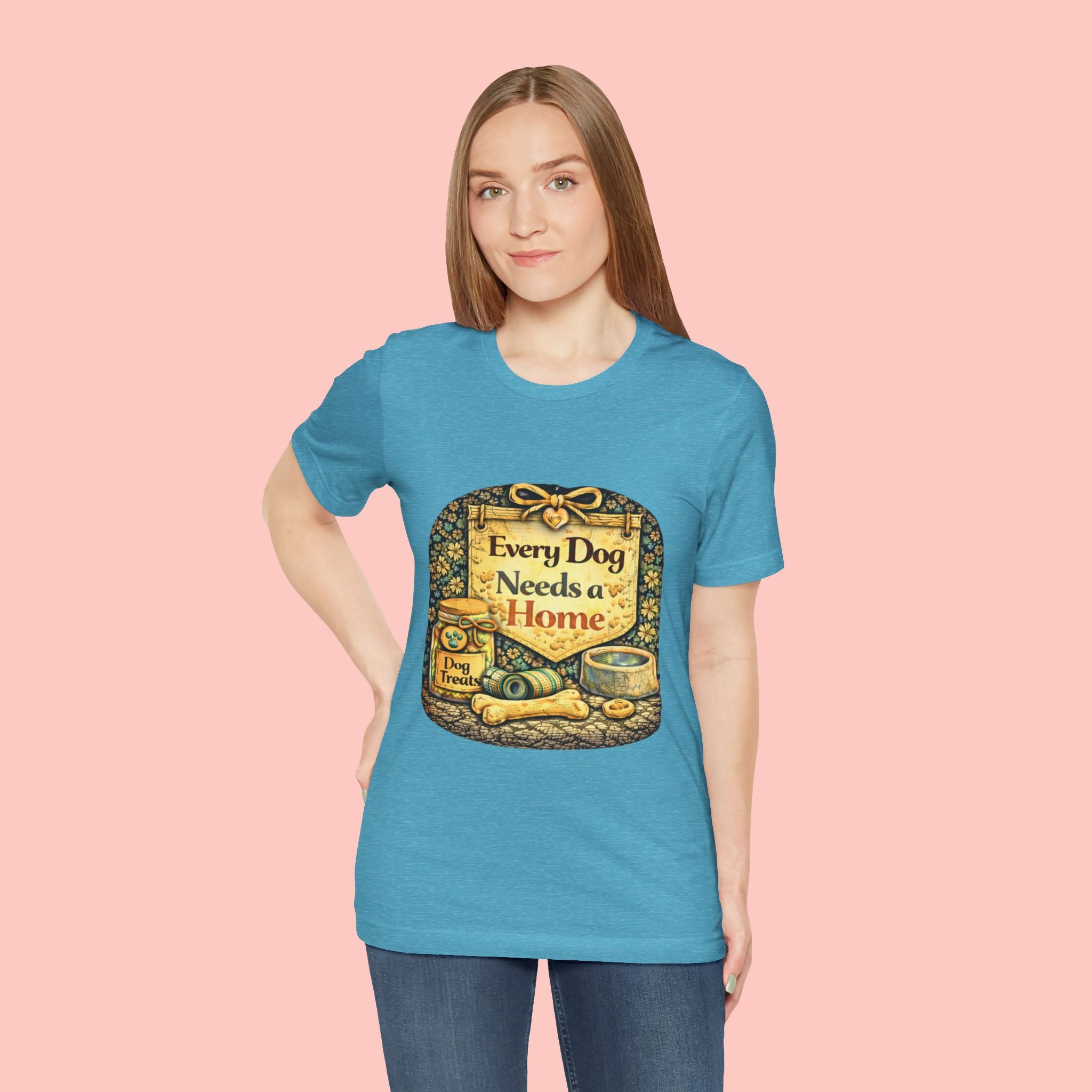 Dog Rescue Tee — "Every Dog Needs a Home" Shelter Support T-Shirt