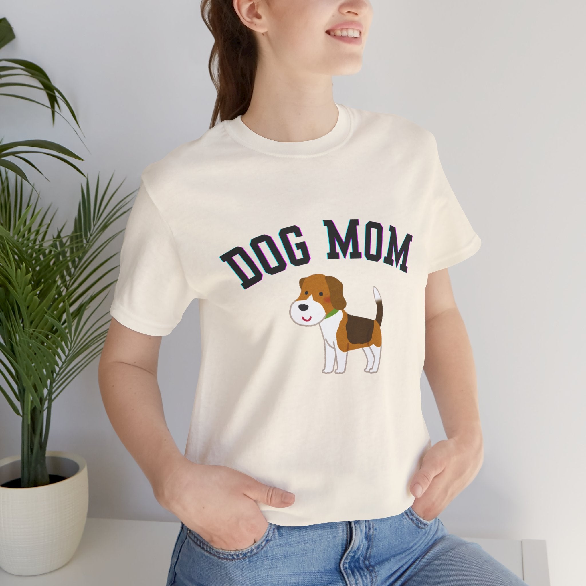 Dog Mom T-Shirt — Cute Beagle Graphic Tee for Dog Lovers
