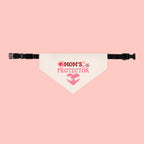 Mom's Protector Pet Bandana Collar — Pink Heart Dog Bandana for Moms