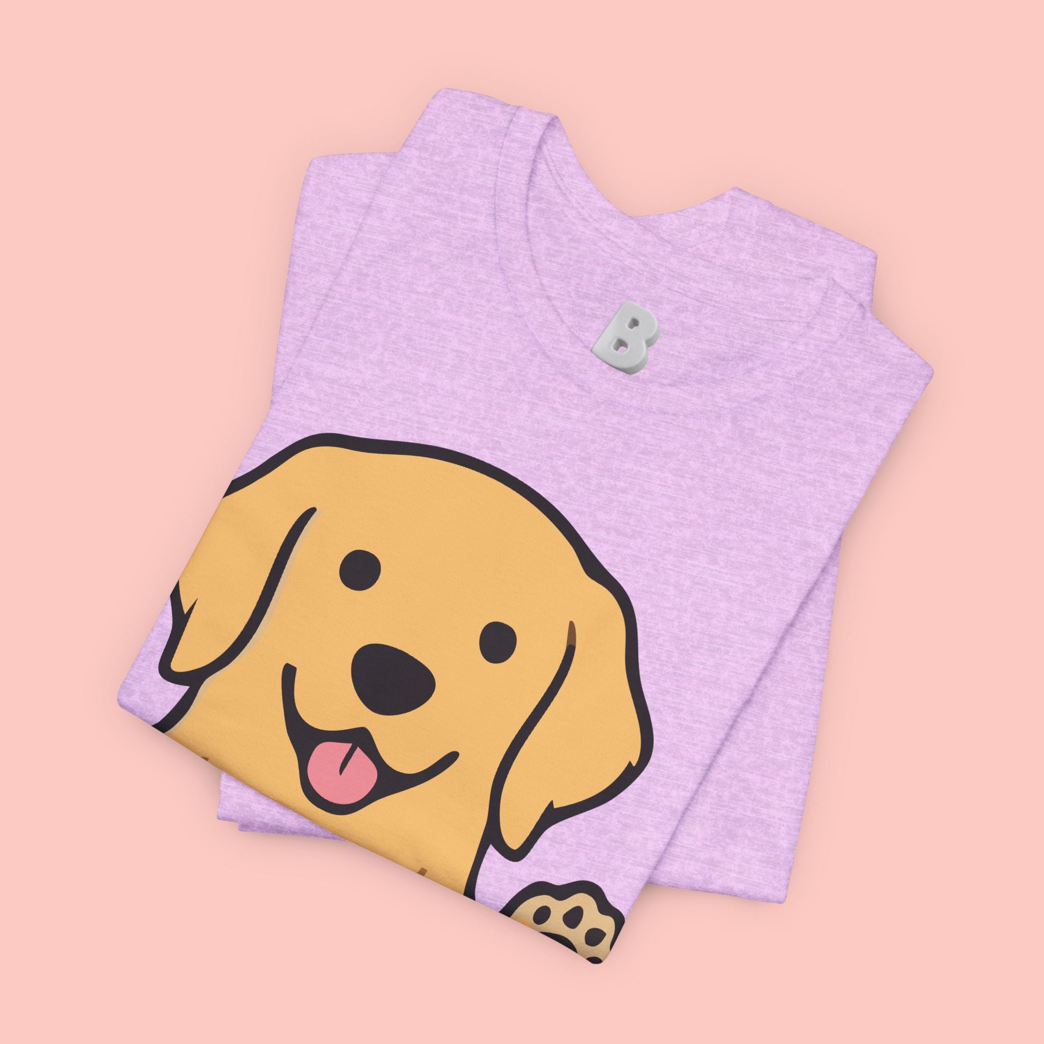 Love Your Dog Tee — Cute Golden Retriever Graphic T-Shirt