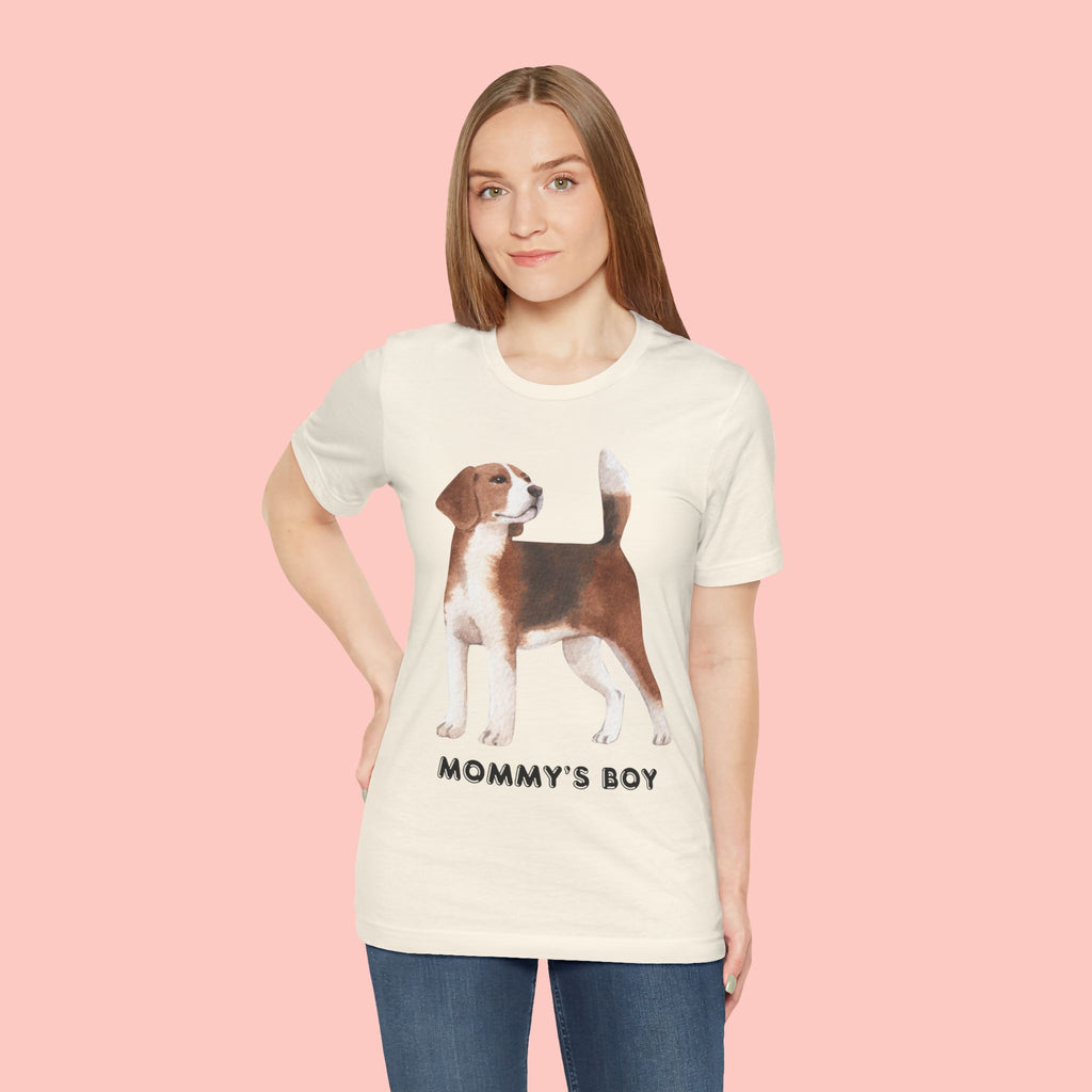Mommy's Boy Beagle T-Shirt — Cute Dog Lover Tee