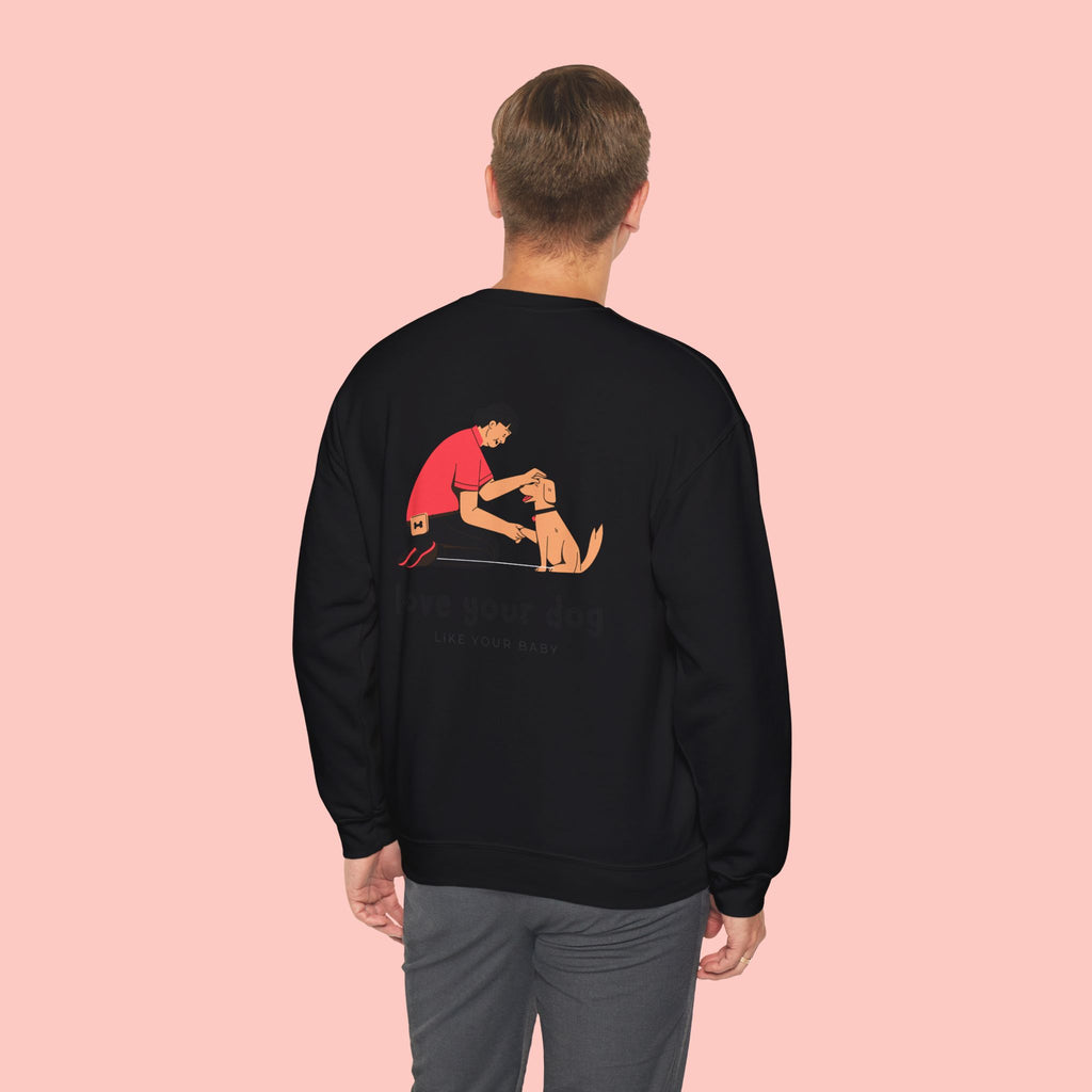 Love Your Dog Crewneck Sweatshirt — Cute Pet Lover Graphic