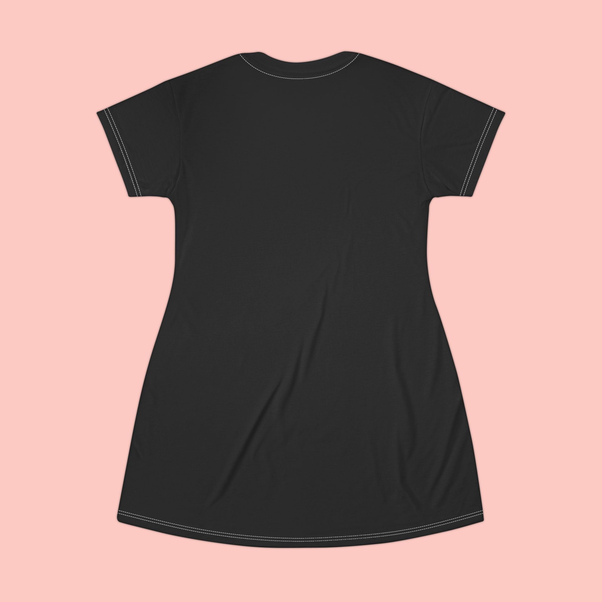 Proud Dog Mom T-Shirt Dress — Cute Paw Print Dog Mom Dress