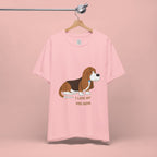 Dog Mom T‑Shirt — Cute Basset Hound I Love My Dog Mom Tee
