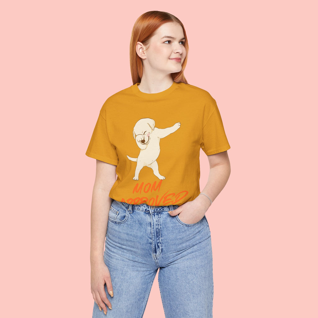 Mom Approved Tee — Dab Dog Graphic T‑Shirt