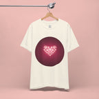 Paw Print Heart T‑Shirt — Cute Pet Lover Tee