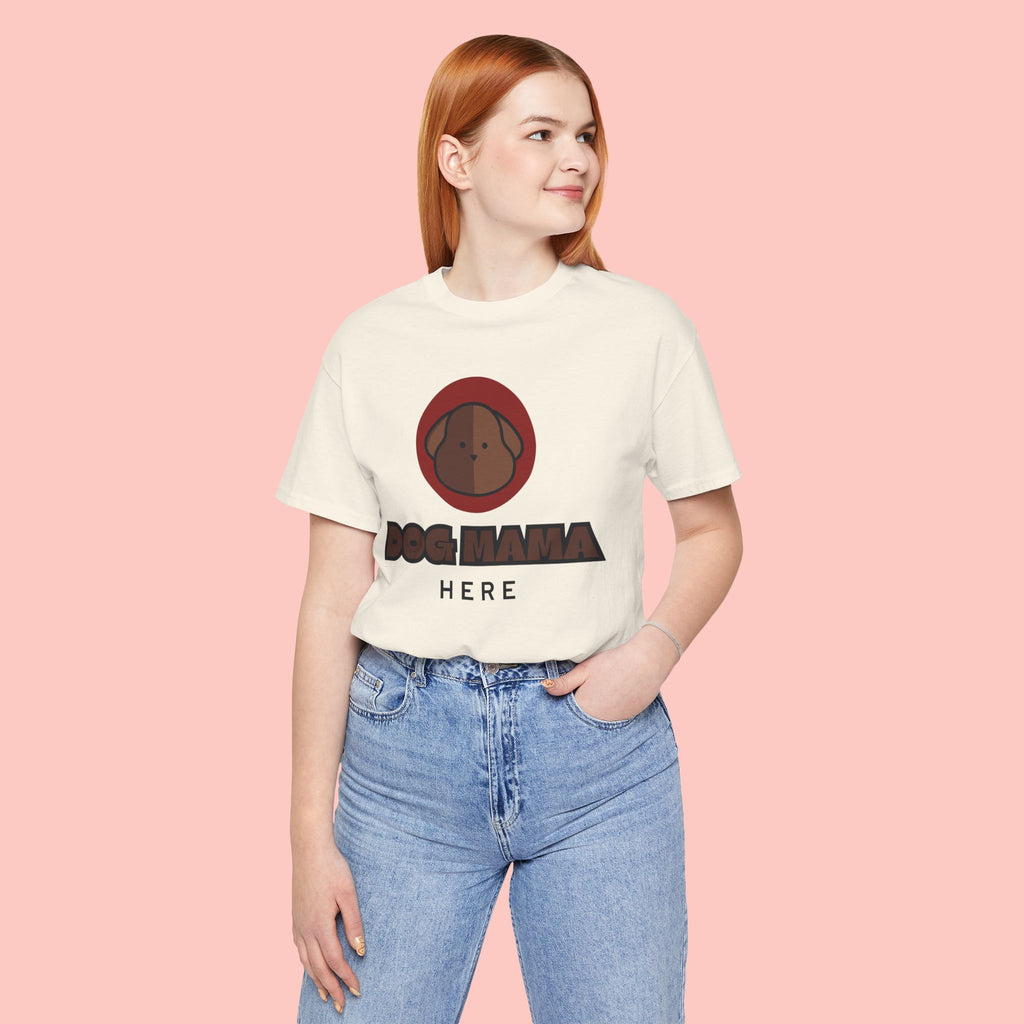 Dog Mama T-Shirt – Cute Brown Pup Graphic Tee