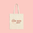 Dog Mom Tote Bag — "Doing Dog Mom Shit" Canvas Grocery & Everyday Tote