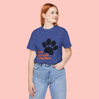 Don’t Mess With A Dog Mom T-Shirt — Paw Print Tee for Dog Lovers