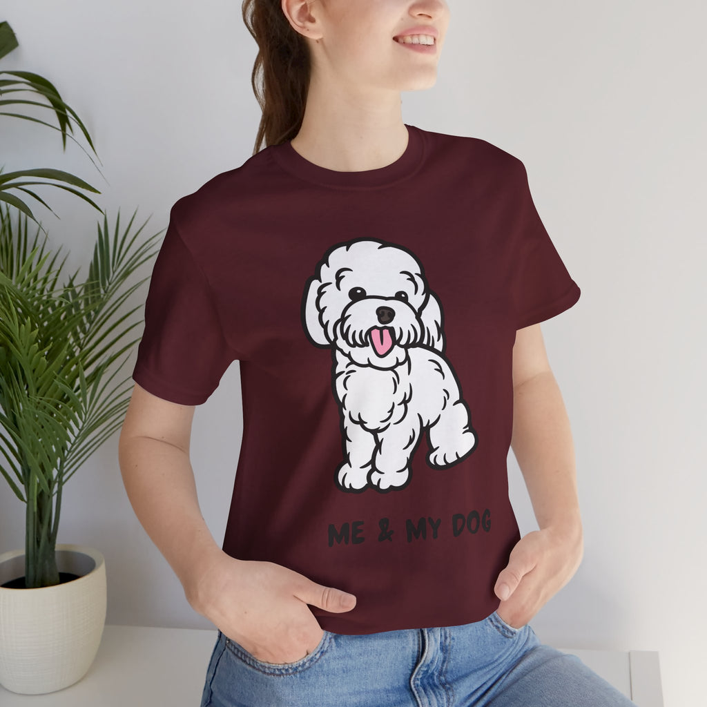 Me & My Dog T-Shirt — Cute Cartoon Puppy Tee for Dog Lovers