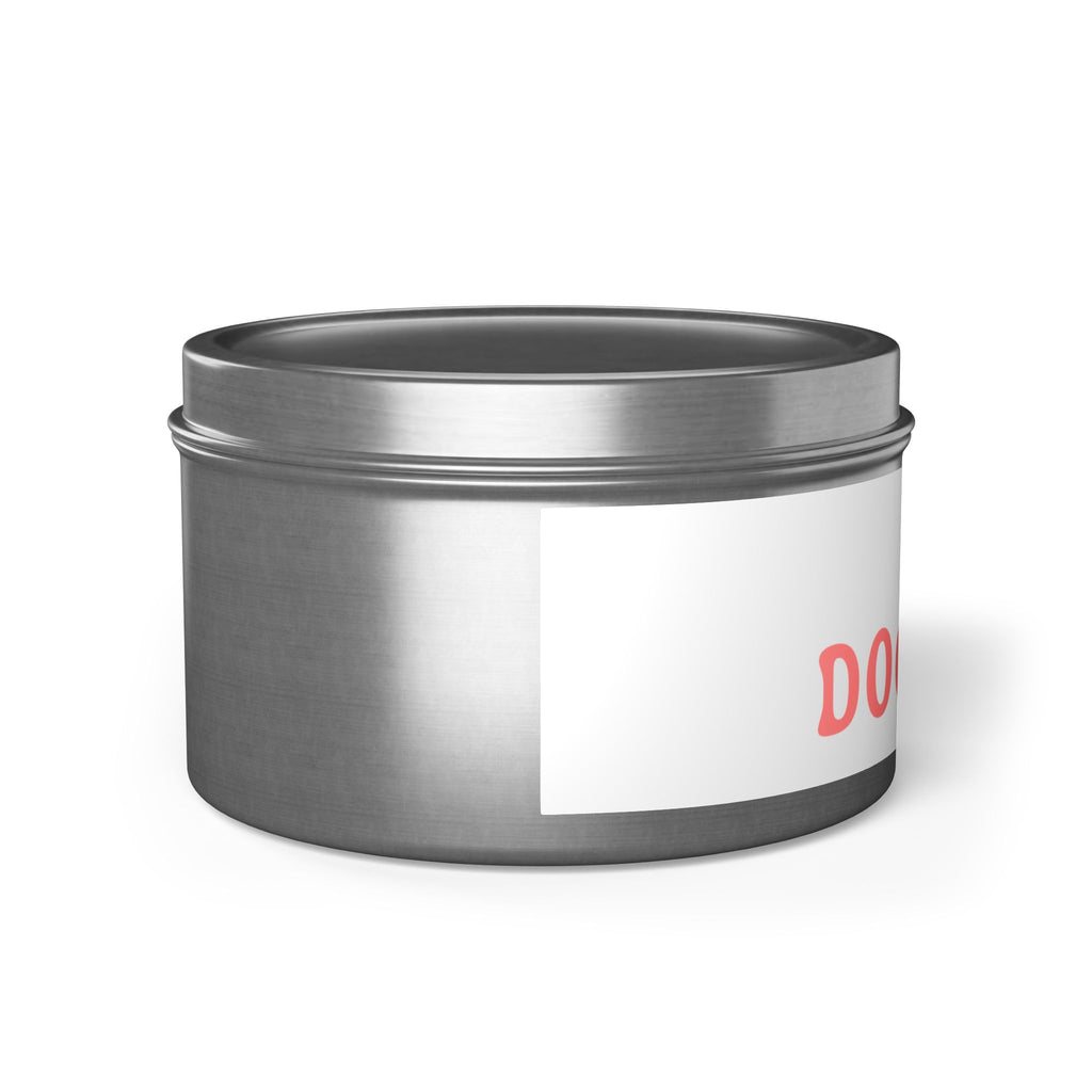 Dog Mom Tin Candle — Heart Paw Scented Travel Candle (Perfect Gift for Dog Lovers)