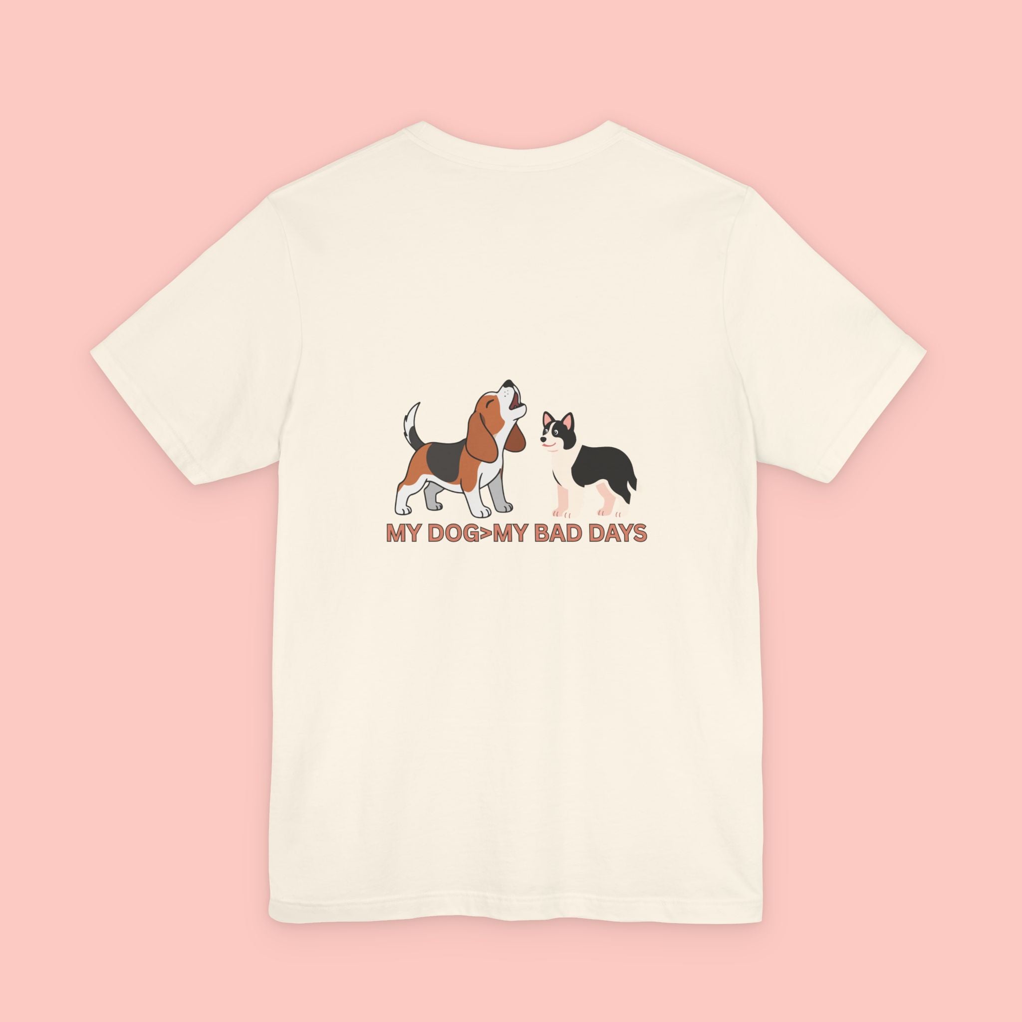 My Dog, My Bad Days T-Shirt — Cute Beagle & Husky Rescue Tee for Dog Lovers