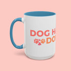 Accent Coffee Mug - "Growing Hair I Don't Care" Floral Script Coffee Mug