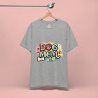 Dog Mom T-Shirt — Colorful Paw Print Graphic Tee for Pet Lovers
