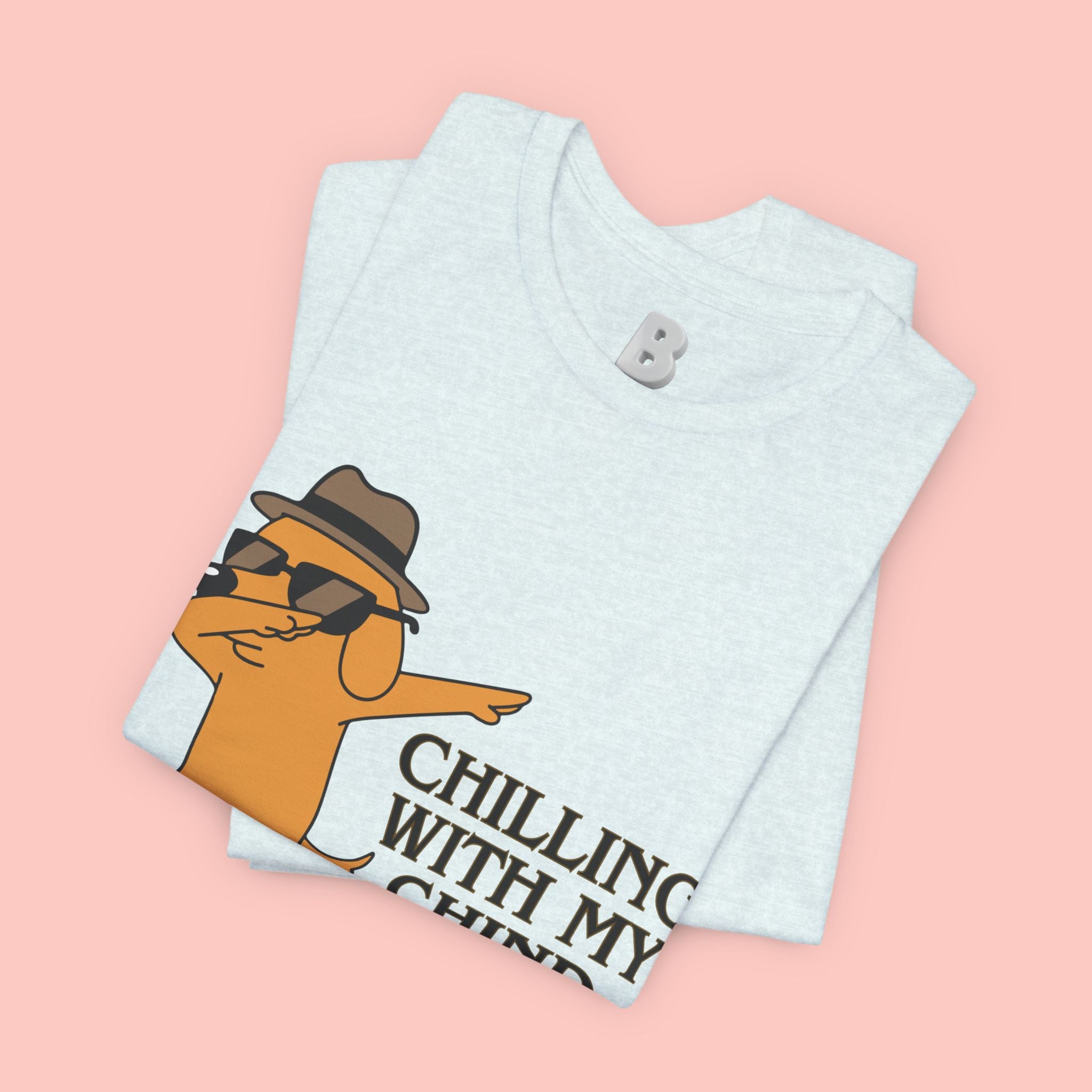 Chilling With My Chind T-Shirt — Funny Dabbing Cat Graphic Tee