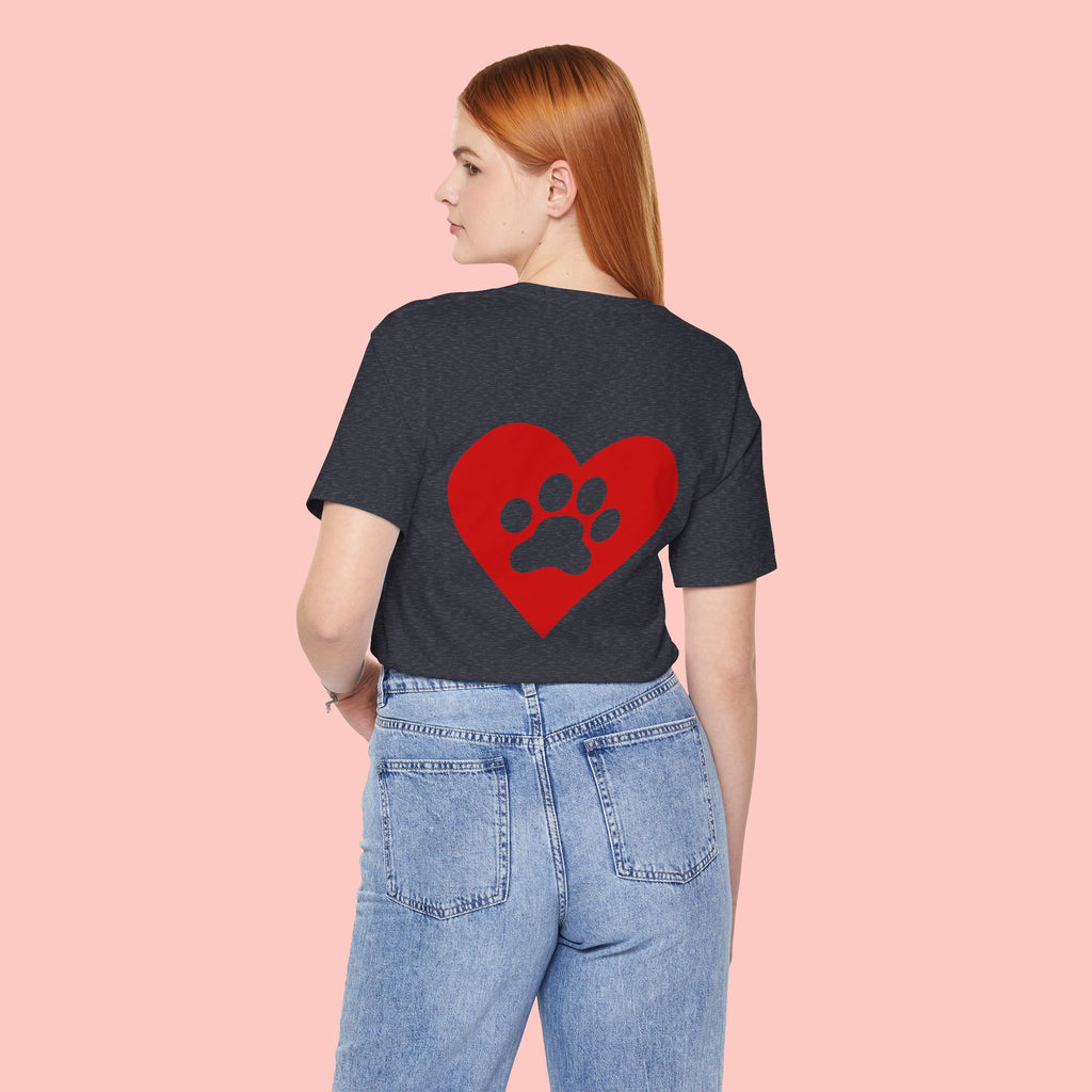 Pet Lover Heart Paw T-Shirt