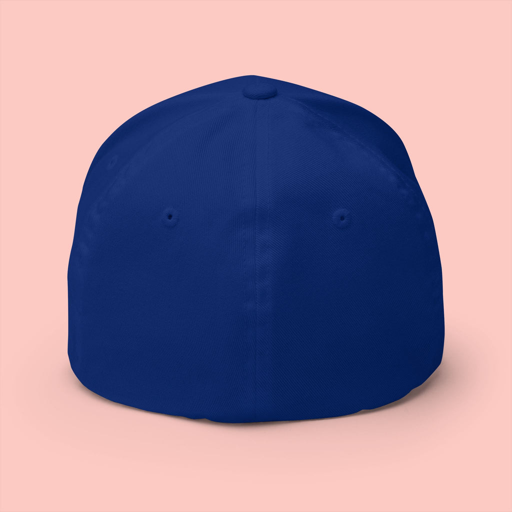 Dog Mom Embroidered Cap – White Structured Baseball Hat
