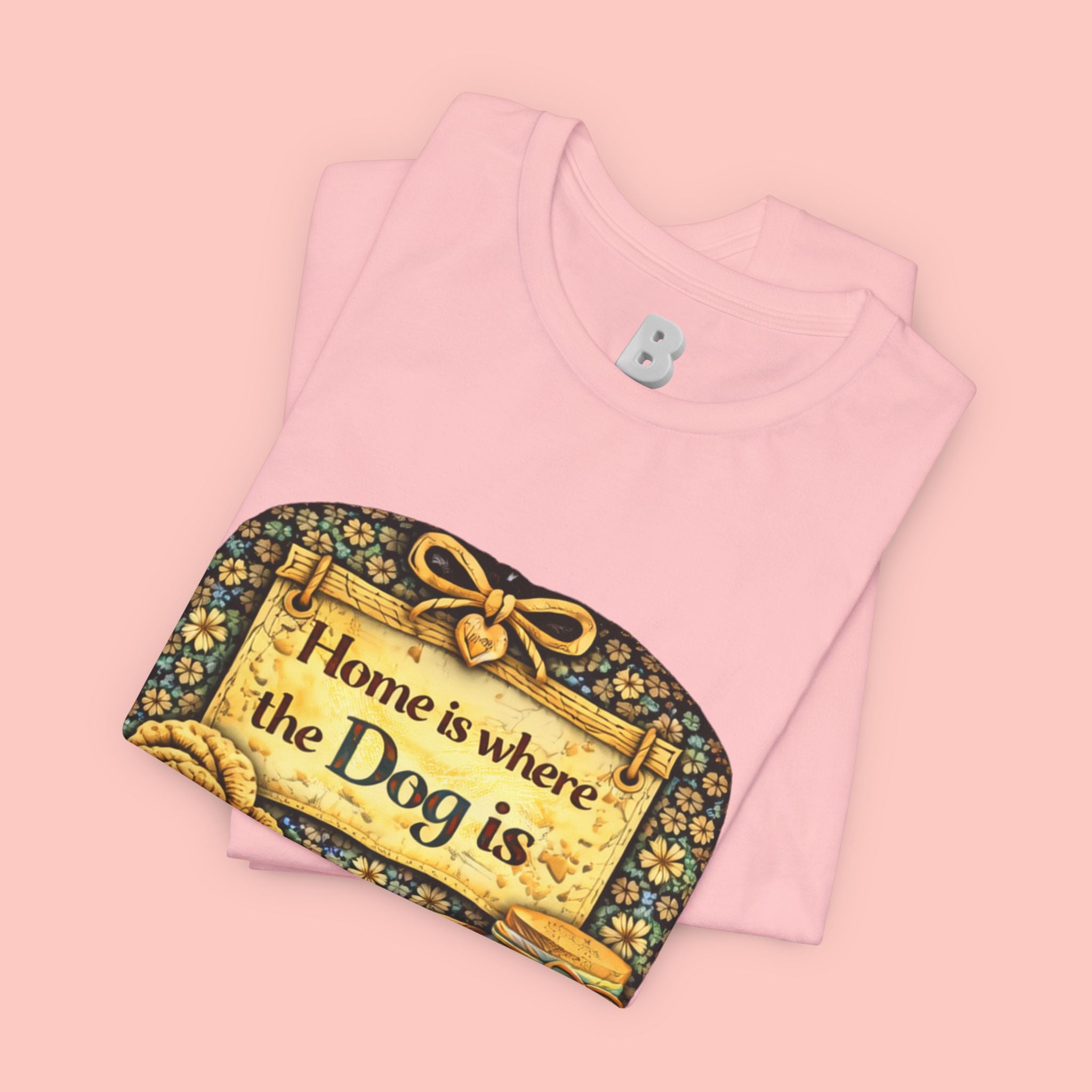 Home Is Where the Dog Is T-Shirt — Cozy Vintage Dog Lover Tee