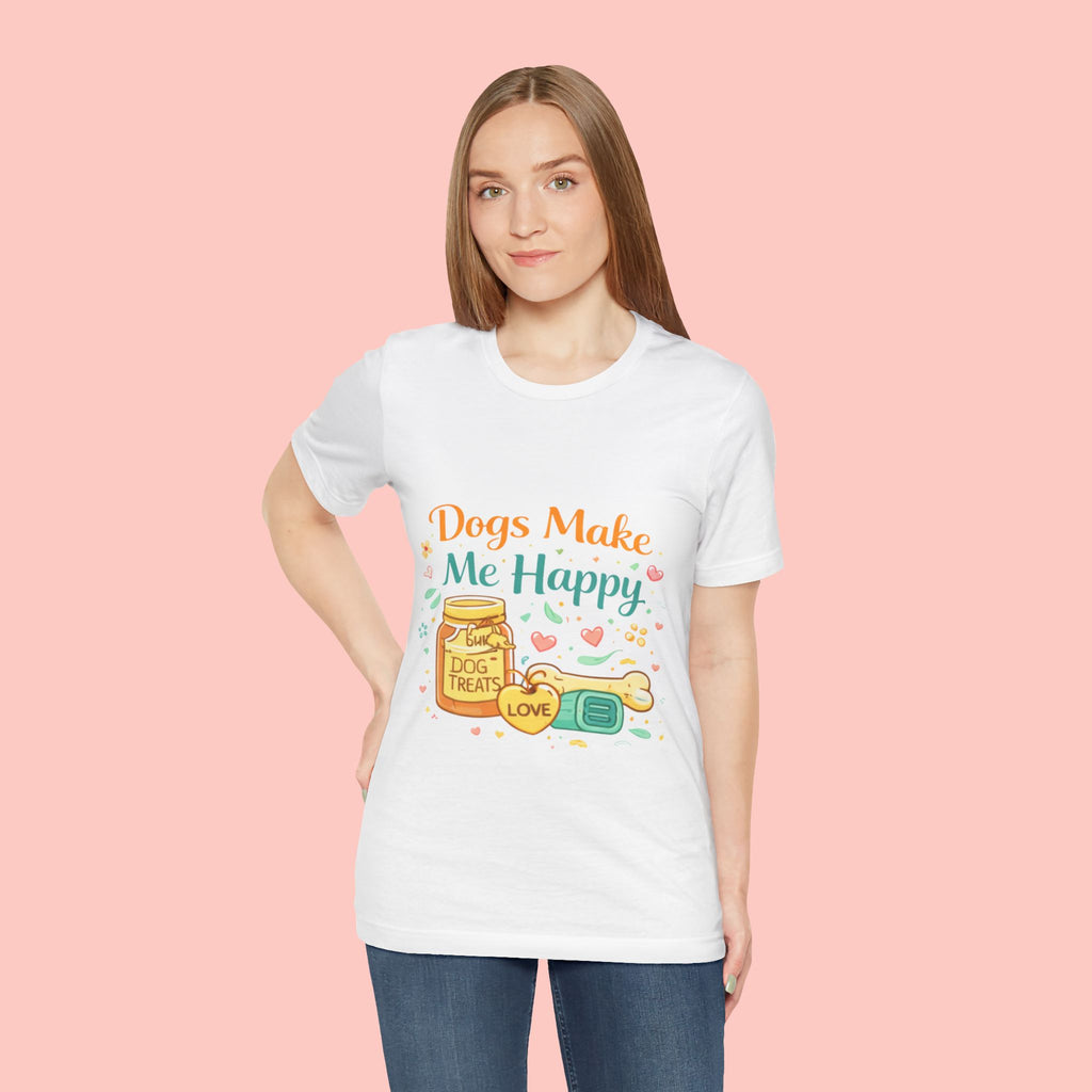 Dogs Make Me Happy T-Shirt