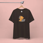 Zoom Meeting Approved Tee — Cute Puppy with Headset Laptop Graphic