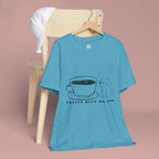Coffee With My Dog T‑Shirt — Cute Minimalist Dog & Coffee Tee