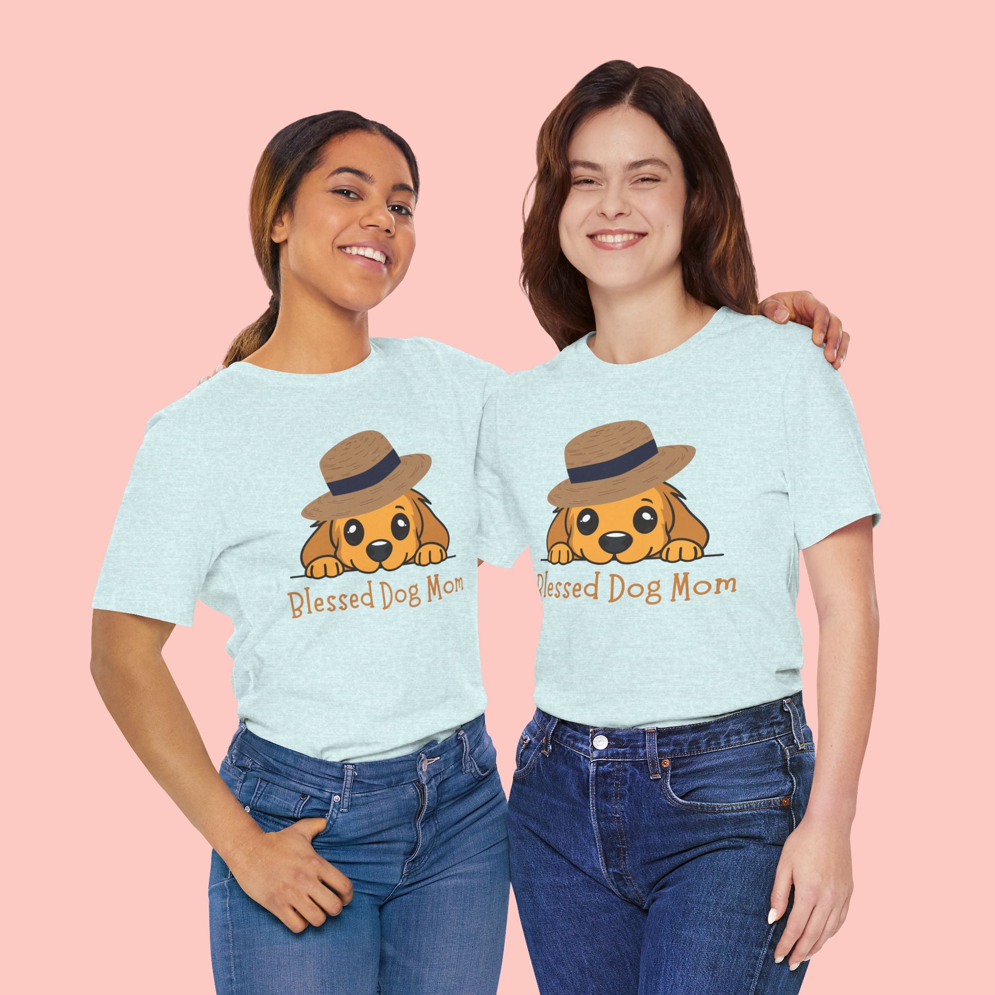 Blessed Dog Mom T-Shirt — Cute Puppy Graphic Tee for Dog Lovers