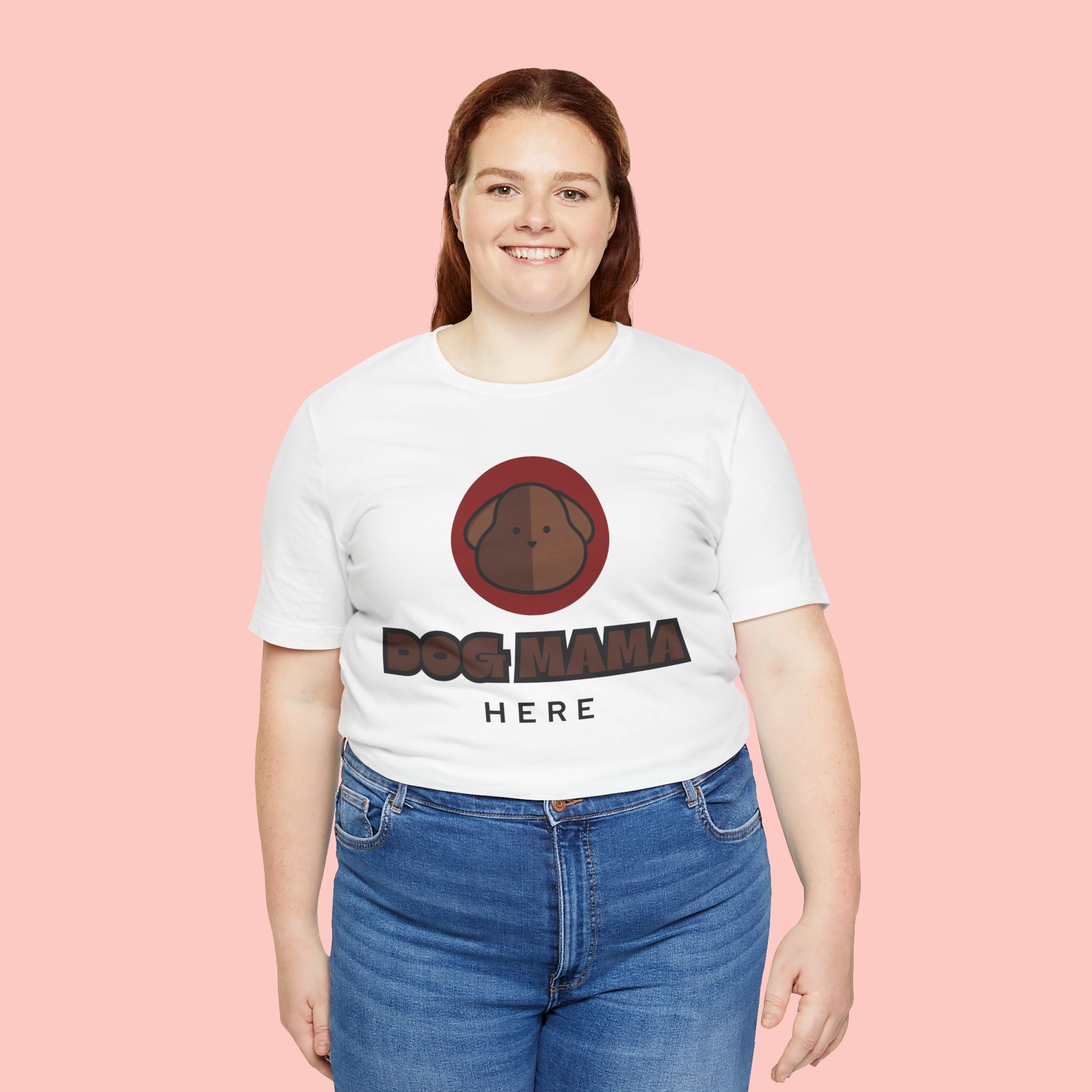 Dog Mama T-Shirt – Cute Brown Pup Graphic Tee