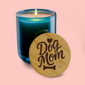 Dog Mom Engraved Soy Candle — 14oz Scented Gift