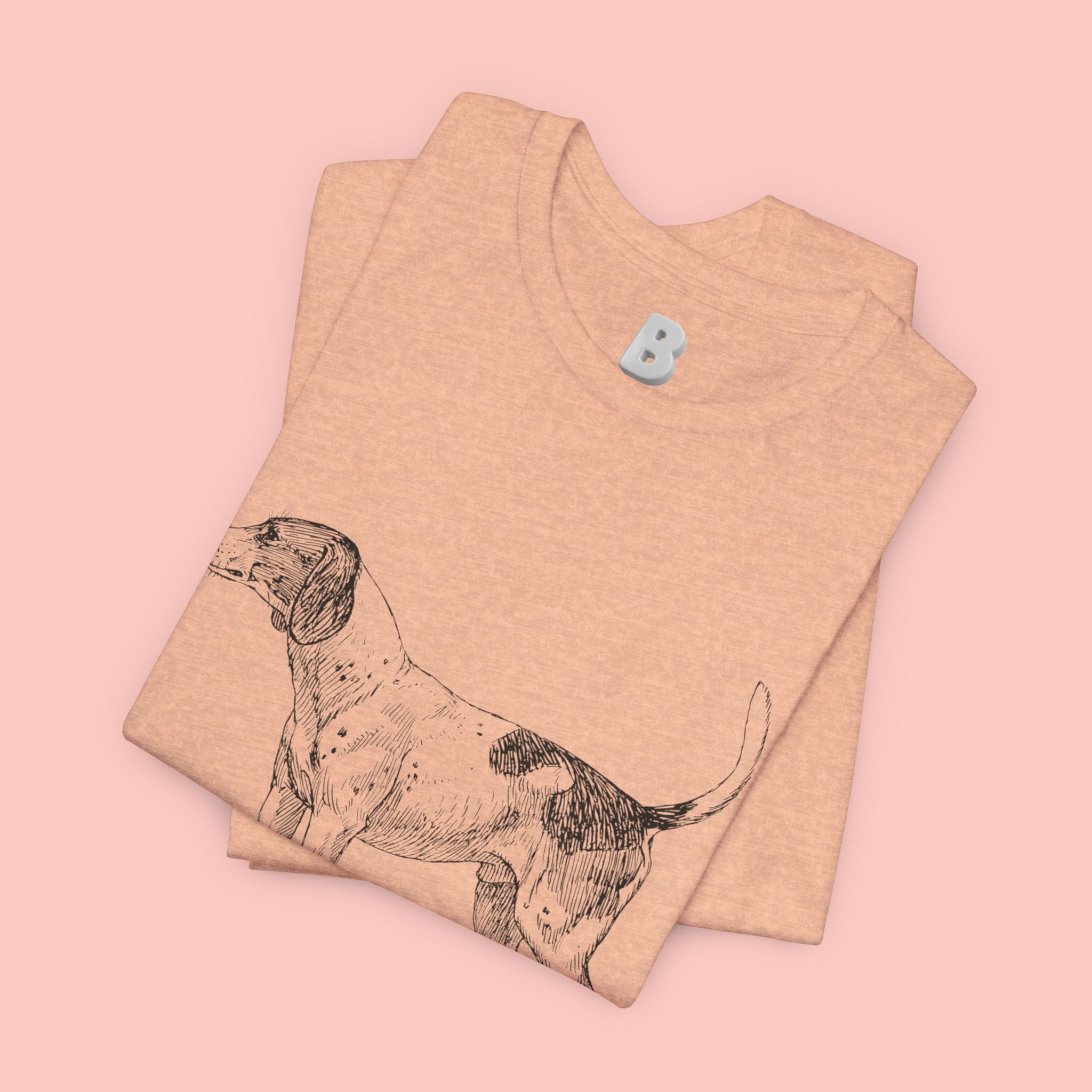 Lovely Dog Mom T-Shirt — Vintage Sketch Dog Graphic Tee