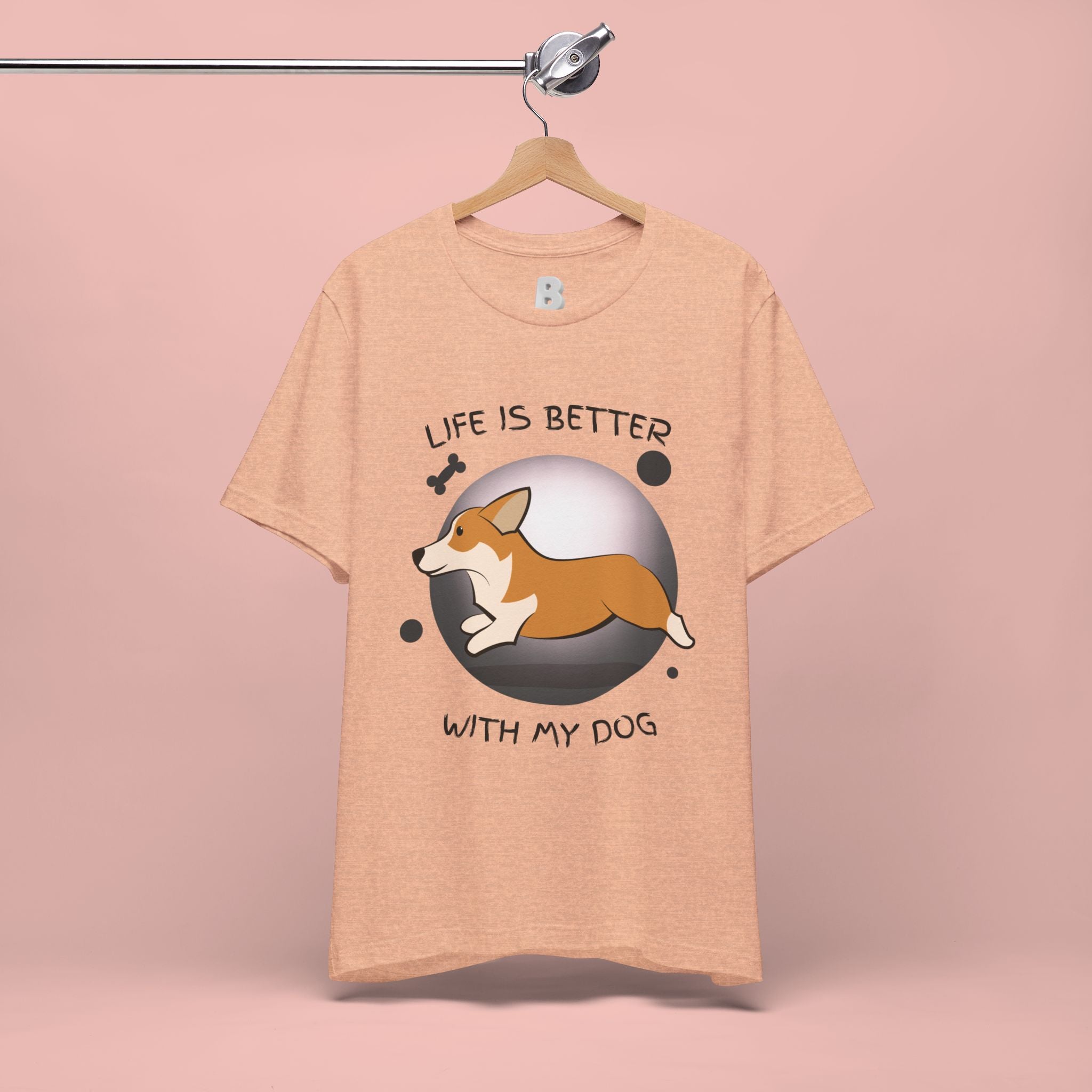 Life Is Better With My Dog Corgi T-Shirt