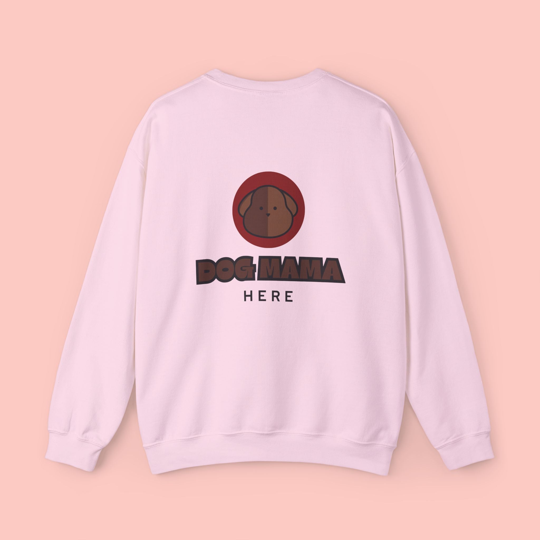 Dog Mama Sweatshirt — "Dog Mama" Graphic Crewneck