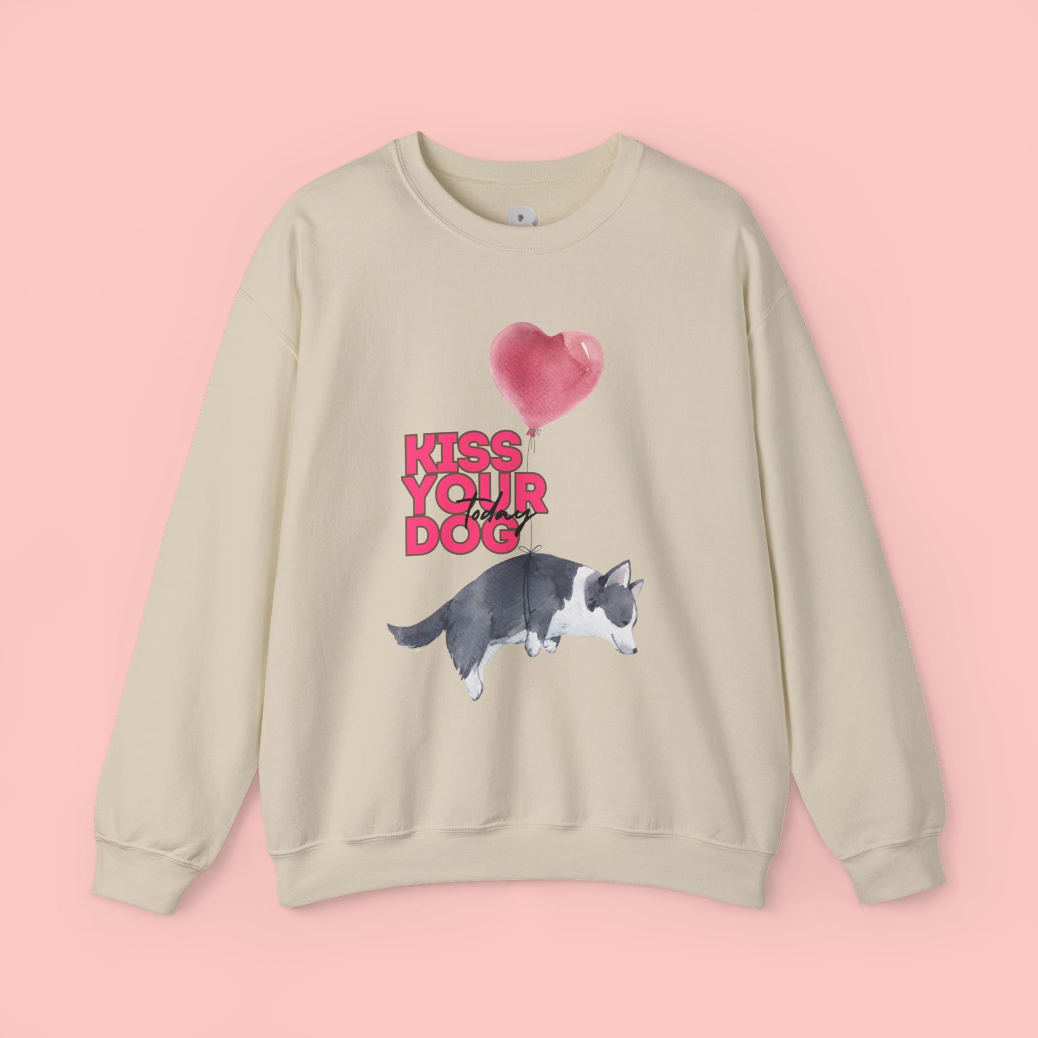 Kiss Your Dog Crewneck Sweatshirt