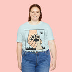 Dog Mom T-Shirt — "Love Your Dog Like a Mom" Paw Print Graphic