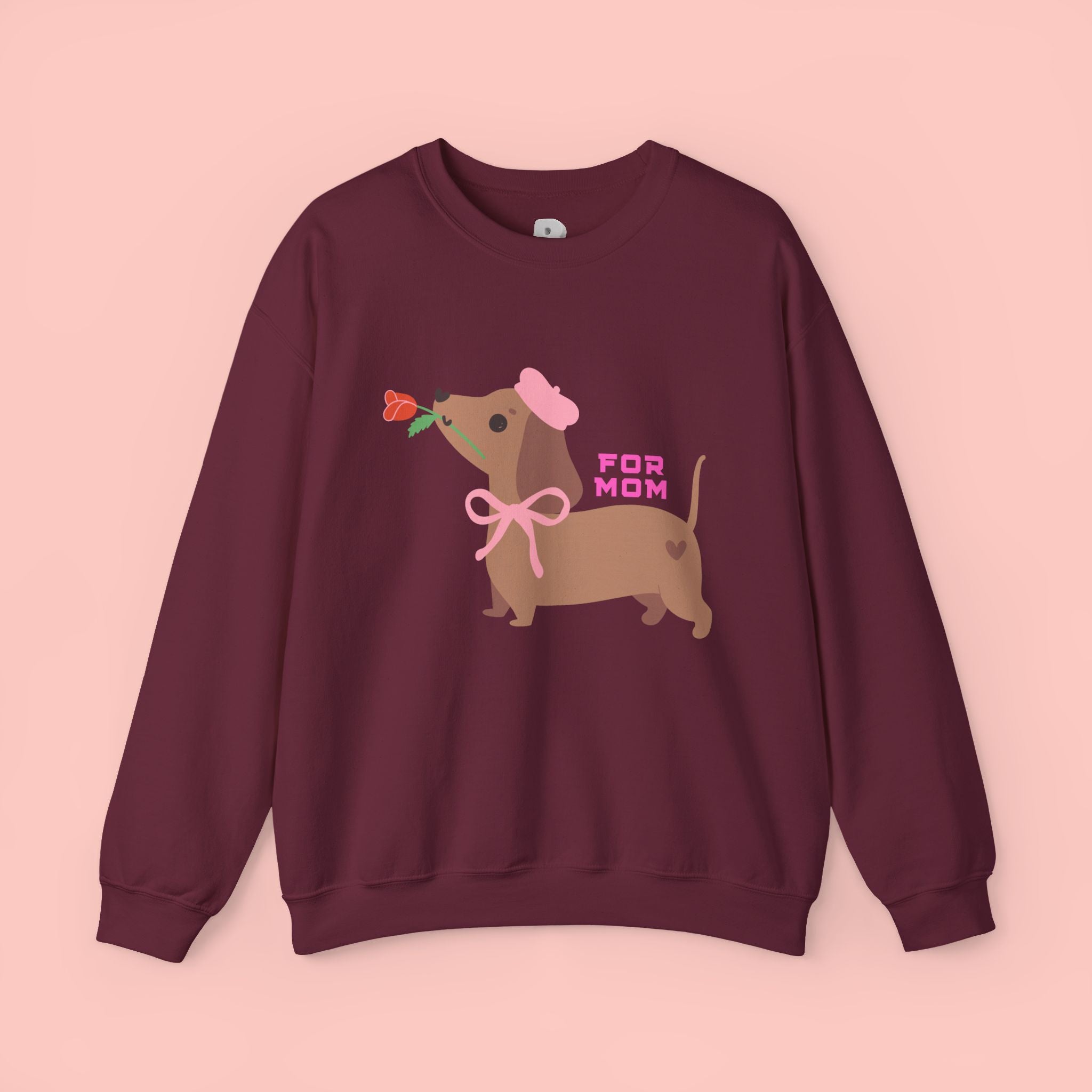 Dachshund 'For Mom' Crewneck Sweatshirt – Cute Dog Mom Gift