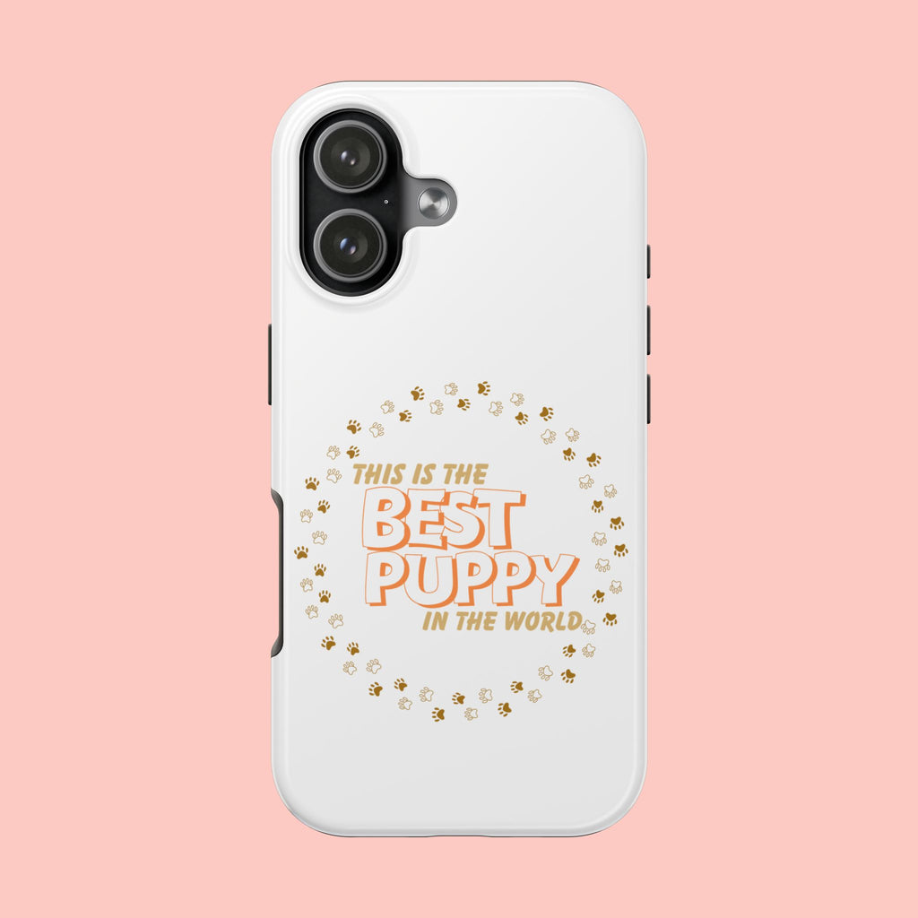 Best Puppy Phone Case — Cute Paw Print Tough Phone Case