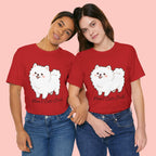 Cute Fluffy Pomeranian Tee — "Mom's Cute Child" Dog T-Shirt