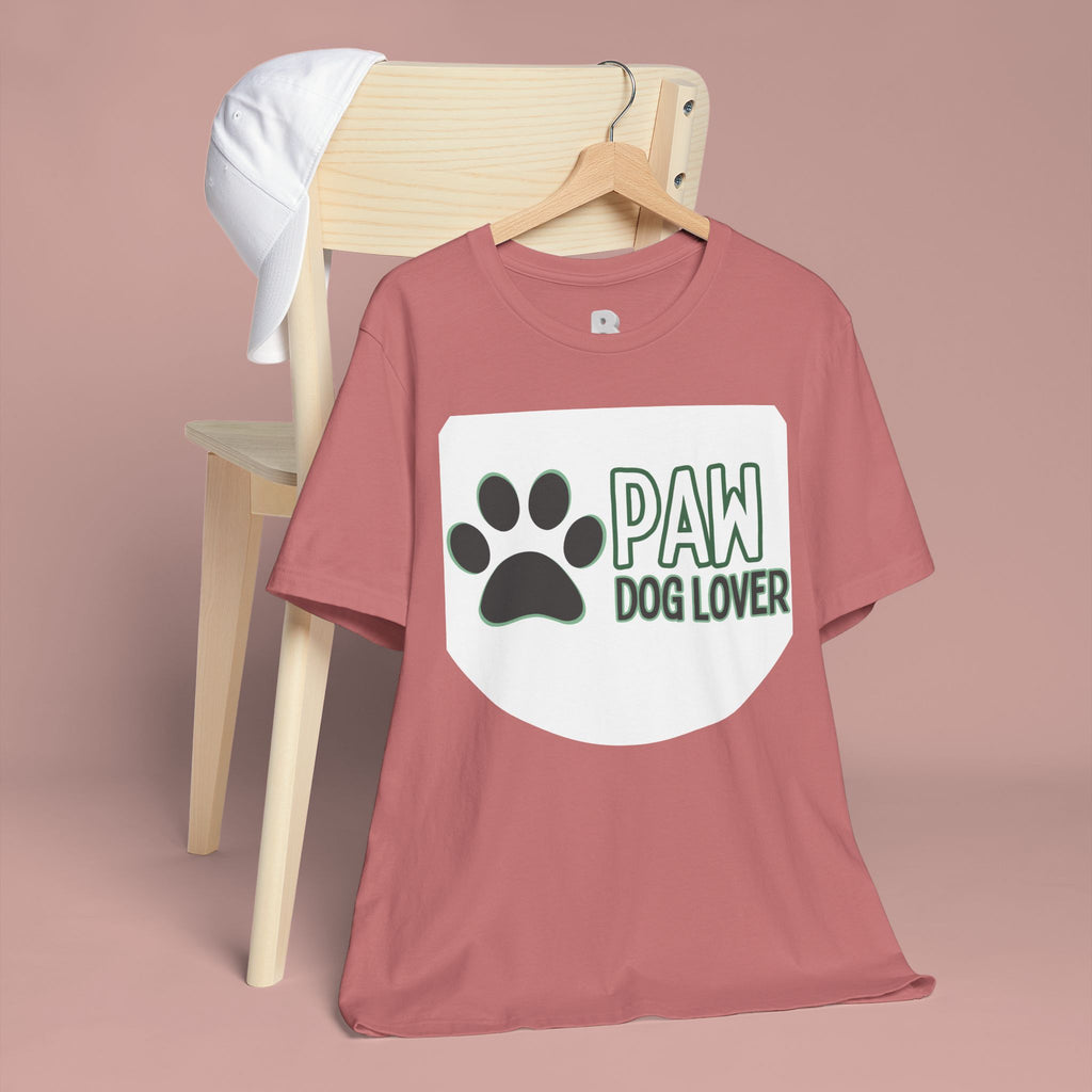 Paw Dog Lover T-Shirt — Cute Paw Print Tee for Dog Owners