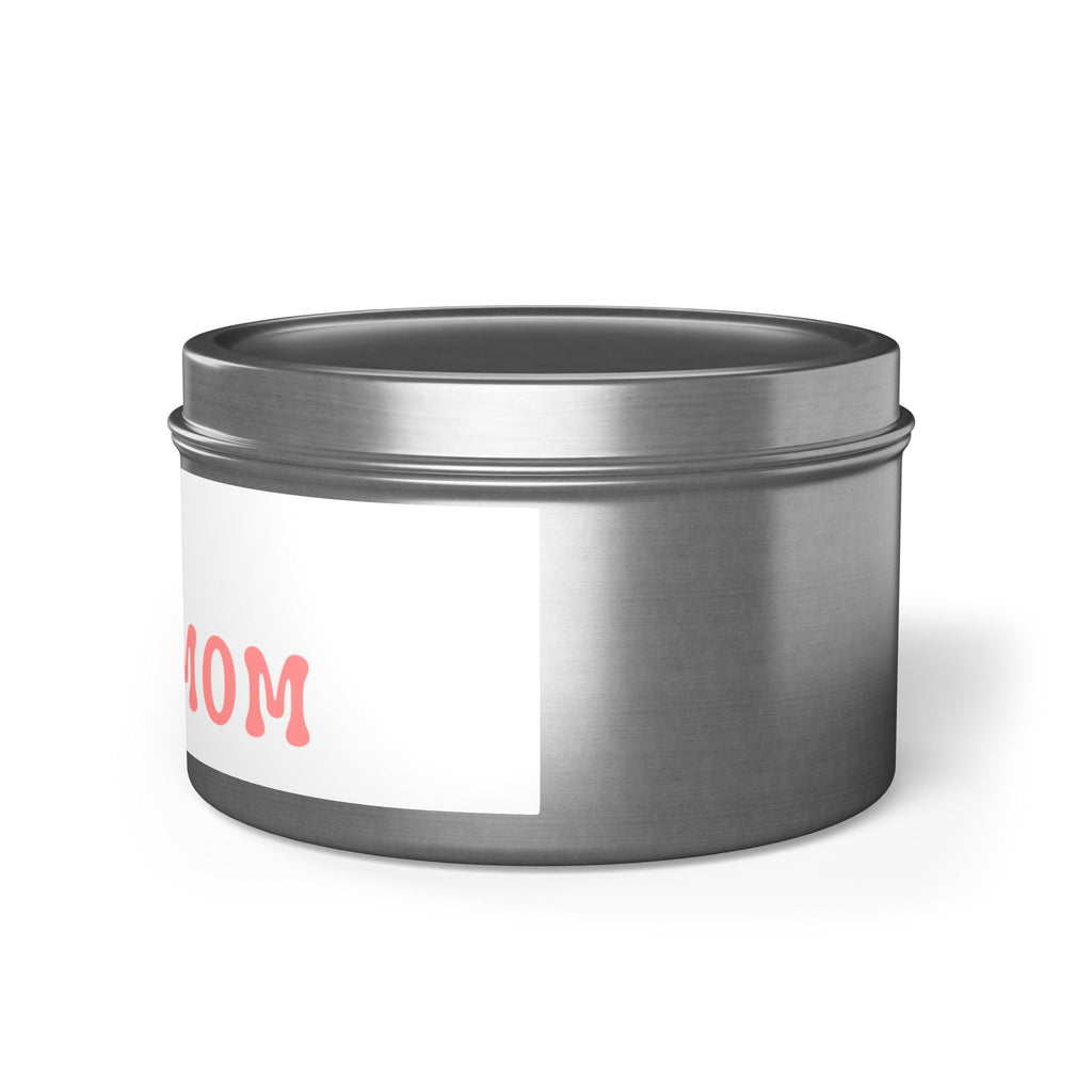 Dog Mom Tin Candle — Heart Paw Scented Travel Candle (Perfect Gift for Dog Lovers)