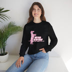 My Dog Is My Baby Sweatshirt — Cute Pink Dachshund Pet Lover Crewneck