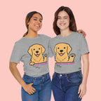 Love Your Dog Tee — Cute Golden Retriever Graphic T-Shirt