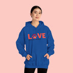Dog Lover Hoodie — "LOVE (paw) My Dog > People" Graphic Sweatshirt