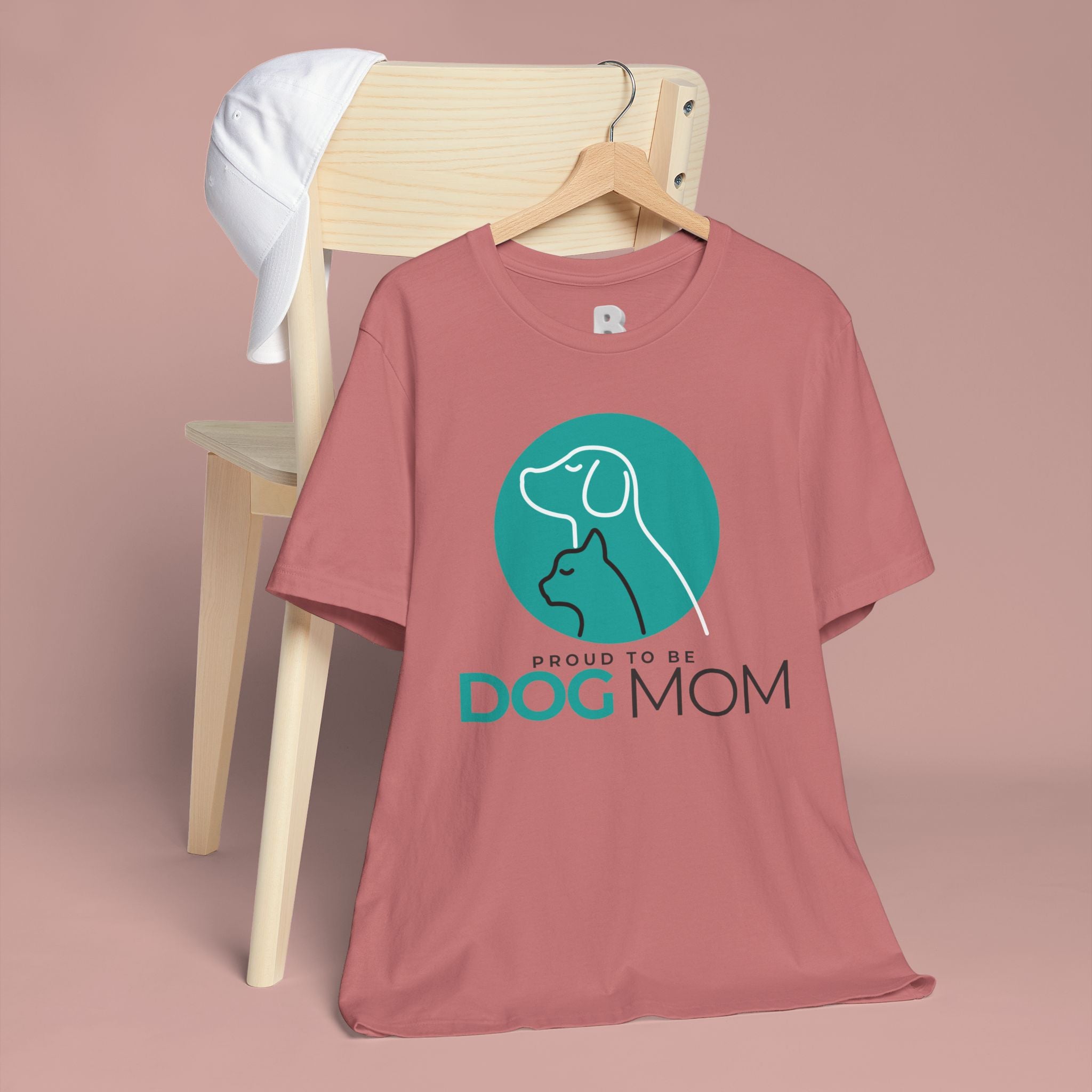 Dog Mom T-Shirt – "Proud to Be Dog Mom" Graphic Tee