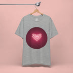 Paw Print Heart T‑Shirt — Cute Pet Lover Tee