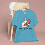 Marry the Man Dog Lover T-Shirt — Cute Couple & Pet Graphic Tee