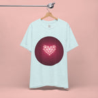 Paw Print Heart T‑Shirt — Cute Pet Lover Tee