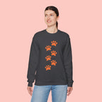 Dog Mom Paw Print Sweatshirt — Cute Pet Lover Crewneck