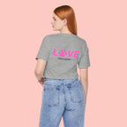 Dog Mom Love T-Shirt — "LOVE" Paw Graphic Tee